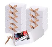 Gift Boxes with Lids,Goomp 10PCS 6.3 x 6.3 x 2 Inch Bridesmaid Proposal Box Gift Boxes for Presents for Wedding Gift Birthday Christmas Packaging Chocolate Cupcake Crafting