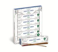 GIFT BRIT Vegan Californian White Sage Masala Incense Sticks-90 Sticks (Positive Vibes)
