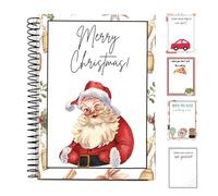 Gift Card Book | Merry Christmas Card Book | Christmas Cards Books Holder | Spiral Bound College Survival Present Cards Books | Convenient to Carry and Give Present for College Students, Teachers