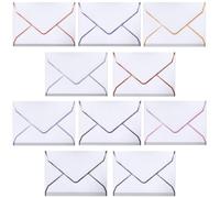 Gift Card Envelopes, 100-Count Small Envelopes, Mini Business Card Envelopes, Bulk Tiny Gift Card Holders, The Modernist, 3.7 x 2.7 Inches
