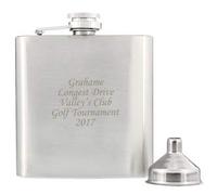 Gift Cookie Hip Flask with Gift box and funnel-6oz, Ideal Wedding / Usher / Birthday Present