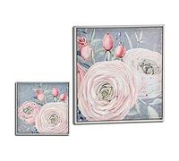 Gift Decor S3605088 Canvas, Various Materials, Pink, 52.5 x 2.8 x 52.5 cm