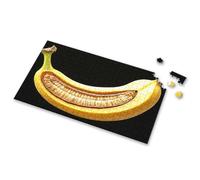 Gift For 4 Year Old Boy A Banana Cut In Half To Reveal Its Internal Structure. Picture Puzzle Toddlers Toys Toys For Boys 4-6(300PCS)