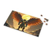 Gift For 4 Year Old Boy Monstrous Wings Illuminated By The Full Moon Picture Puzzle 3 Year Old Girl Gifts Toddler Puzzles(300PCS)