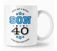 Gift for 40 Year Old Son from Mum, Son Turning 40 Mug, Son 40th Birthday Gifts, 40th Birthday Presents, Fortieth Mug,