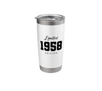 Gift for 68 Year Old 1958 Limited Edition 68th Birthday Stainless Steel Insulated Tumbler