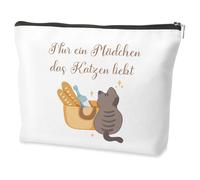 Gift for cat lovers, cat gifts for women, gift cat lovers, cat gift wife, cats, gifts cosmetic bag