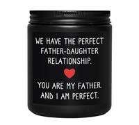 Gift for Dad from Daughter, Father's Day Birthday Gift for Dad, Funny Dad's Candle, Father-Daughter Relationship Gifts, Christmas Presents for Daddy Father Stepdad, 200g Soy Wax Scented Candle