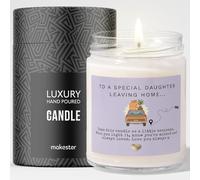Gift for Daughter Leaving Home - Luxury Soy Wax Candle - Vanilla, Jasmine, Sugared Almond - Makester