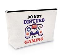 Gift for Game Lovers Video Game Makeup Bag Gamer Gift Ideas Gaming Themed Gifts Novelty Funny Gamer Present for Women Christmas Birthday Gifts for Girl Gaming Present Ideas Toiletry Pouch