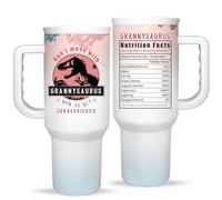Gift for Granny For Mother's Day from Grandkids Grannies Gifts from Granddaughter Grandson - 40oz Funny Grannys Tumbler Grannysaurus Cup - Unique gifts for Grandma