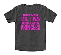 Gift for Her, I was Being A Princess Tshirt, Funny T Shirt, Sassy, Princess Tee, Charcoal, 9-11 Years