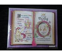 Gift for Holly Princess Unicorn Pink Mount with Special Verse and Choice of Photo Frame (Silver Frame)