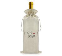 Gift for Husband from Wife Anniversary Wine Bags for Him Men Funny Wedding Day Party Decorations for Fiancee Husbands Boyfriend Romantic Gifts I Love You Gift for Husband Birthday Valentines Day Gifts