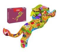 Gift for Kids Age 4 5 6 7 8 9 10 Years, Lion Jigsaw Puzzles for Kids, 80 Pieces Puzzles Educational Toy Gift for Boys and Girls Birthday Christmas Day and Halloween