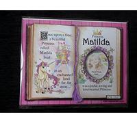 Gift for Matilda Princess Unicorn Mount with Special Verse and Choice of Photo Frame (Brown Frame)
