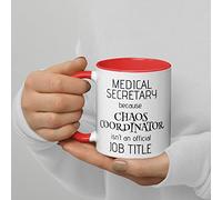 Gift for Medical Secretary, Medical Secretary Coffee Mug, Medical Secretary Gift for Women Men, Medical Secretary Birthday Thank You Christmas Secret Santa New Job Promotion Gift, Chaos Coordinator