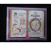 Gift for Megan Princess Unicorn Mount with Special Verse and Choice of Photo Frame (Brown Frame)