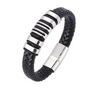 Gift for Men Bangle Men Bracelets for Men Multilayer Pledge Bangle Wrist Chain Stainless Steel with Magnetic Clasp