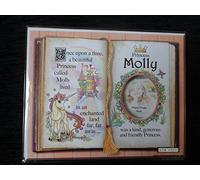 Gift For Molly Princess Unicorn Mount With Special Verse And Choice Of Photo Frame (Brown Frame)