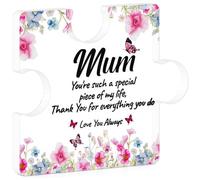 Gift For Mum Christmas Stocking Fillers Gifts Acrylic Jigsaw Puzzle Piece Keep Sake Thoughtful Present For On Mother's Day Birthday Gifts From Son or Daughter