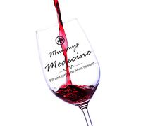 GIFT FOR MUM - Mummy's Medicine Wine Glass For Stressed Mums