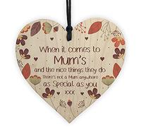 Gift For Mum Wooden Heart Mum Gift For Birthday Christmas From Daughter Son