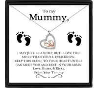 Gift For New Mum New Mummy Gift Pregnancy Gift Expecting Mother Gift From Baby Bump Pregnancy Gift Baby Feet Necklace To My Mummy Expecting Mother Gift