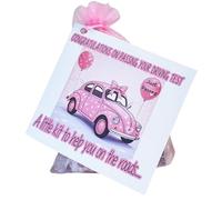 Gift for passing your driving test | Congratualtions on passing driving test card for her | New Driver Novelty survival kit |
