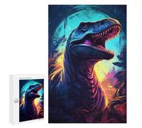 Gift for Puzzle Lovers: Jurassic Beast Unleashed, 1000 PCS, Decorative Jigsaw for Grown-Ups; for Couples, Friends And Family