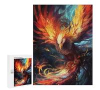 Gift for Puzzle Lovers: Phoenix Rising Art Print -1, 500 PCS, Jigsaw Puzzle for Adults - to Assemble, Frame And Display