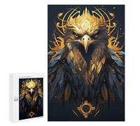 Gift for Puzzle Lovers: Ritual Hawk, 1000 PCS, Wooden Picture Puzzle for Grown-Ups - for Quiet Evenings And Focused Play