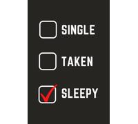 Gift for Sleepy People: Funny Gag Humor Journal for Sleep Lovers | Notebook for Him and Her | Hilarious Blank Lined Diary | Minimalist Matte Black Notebook