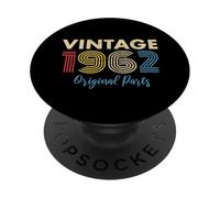 Gift for Someone Born in 1962, Vintage 1962 PopSockets Adhesive PopGrip
