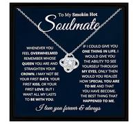 Gift for Wife Gift For Girlfriend Gift for Smokin' Hot Soulmate Gift from Boyfriend/Husband Sterling Silver Necklace Gift Wife Birthday Gift for Wife/Girlfriend