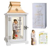 Valentines Day Gifts for Wife, Gift for Wife, Best Anniversary Birthday Wife Gift Ideas Mothers Day Gift for Wife, Best Wife Presents for Valentine's Day Christmas to My Wife Figurine Lantern