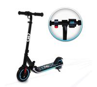Gift Gadgets X1 Kids Children's Electric Scooter | 150W Motor, LED Rainbow Lights, Foldable & Adjustable Handlebar | Scooter for Kids Ages 6-12 | Up to 9.9 MPH, Safe Ride, Bluetooth (Midnight Black)