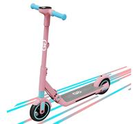 Gift Gadgets X3 Electric Scooter for Kids | 150W Motor | Foldable Design | 8km Max Range | LED Display | Dual Braking System | For Girls Boys Teens Ages 4-10 | Max Speed 8.7 MPH | Durable Safe (Pink)