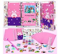 Gift Girls DIY Scrapbook Set, Bullet Journal Set, Writing Set, Budget Planner for 6-13 Years
