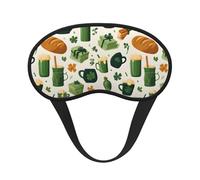 Gift Guide Collection Printed Sleep Black Edge Eye Mask, with Good Shading Effect, is an Ideal Choice for Travel, Meditation, Etc