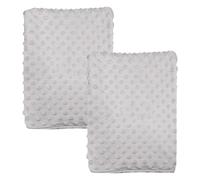 Gift Hub Baby Blanket for Newborn | Bubble,Cellular Soft, & Cozy Baby Blanket Pack of 2 | Perfect for Baby Boys & Girls Swaddling, Stroller, & Nursery Use | Size 75x100 CM, Grey