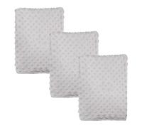 Gift Hub Baby Blanket for Newborn | Bubble,Cellular Soft, & Cozy Baby Blanket Pack of 3 | Perfect for Baby Boys & Girls Swaddling, Stroller, & Nursery Use Grey