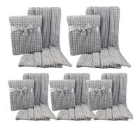 Gift Hub Baby Blanket for Newborn | Square,Cellular Soft, & Cozy Baby Blanket Pack of 5 | Perfect for Baby Boys & Girls Swaddling, Stroller, & Nursery Use | Size 75x100 CM | Grey