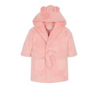 Gift Hub Baby Dressing Gown - Soft & Cozy Hooded Dressing Gown for Babies & Toddlers - Polyester Baby Bathrobe - Newborn Essentials for Bath Time & Everyday Comfort - Coral Pink 12-18 Months