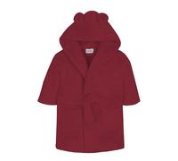 Gift Hub Baby Dressing Gown - Soft & Cozy Hooded Dressing Gown for Babies & Toddlers - Polyester Baby Bathrobe - Newborn Essentials for Bath Time & Everyday Comfort - Red 6-12 Months