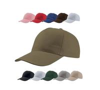 Gift Hub Baseball Cap | Pack of 10, Plain, Cotton Adjustable Hat for Men & Women | Classic Unisex Cap with Curved Brim | Breathable Summer Cap for Outdoor, Sports, Travel & Everyday Wear
