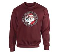 Gift Hub HO HOLY SHIT What A Year Mens Sweatshirt Christmas Jumper Funny Christmas Holiday Sweat