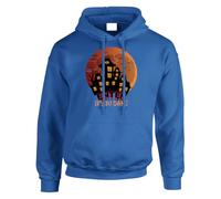 Gift Hub nter If You Dare Mens Hoody Halloween Horror Scary Unisex Hoodie Skeletons and Shadows Spooky Night Pullover Kids Hoodie Royal Blue - Large