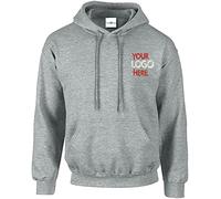 Gift Hub Personalised Embroidery Embroidered Hoodie Logo Pullover Workwear