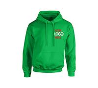 Gift Hub Personalised Hoodies For Men - Embroidered Workwear Personalised Hoodies For Men And Women Mothers Day Irish Green XX Large (2XL)